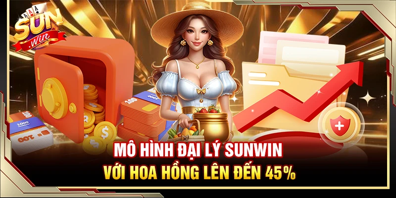 Mô hình đại lý Sunwin với hoa hồng lên đến 45%