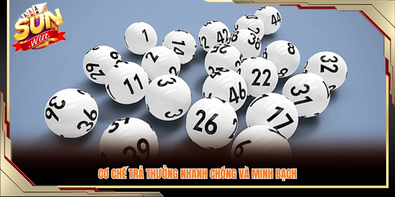 Quy trình trả thưởng nhanh và công khai cho mọi kết quả